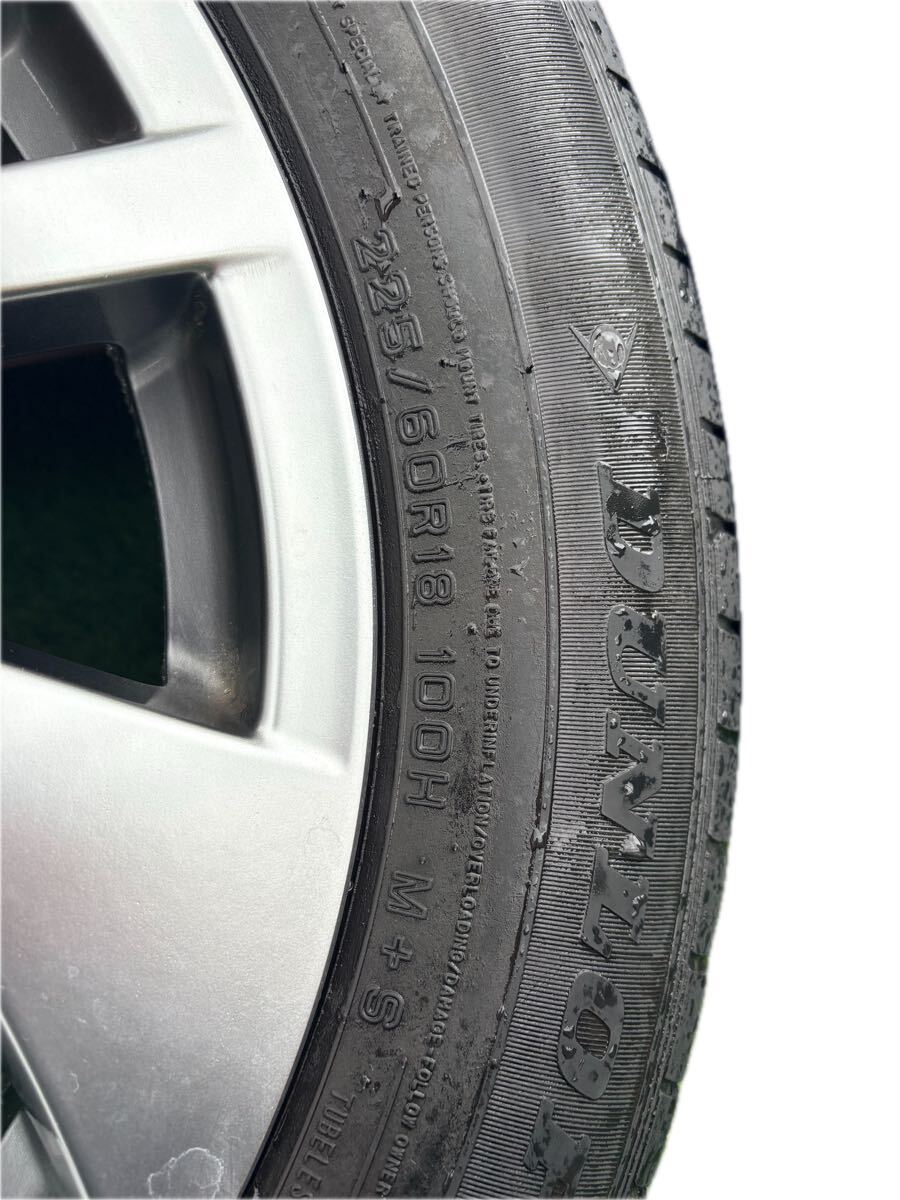 日産　エクストレイル　純正18インチホイール DUNLOP 225/60R18_画像6