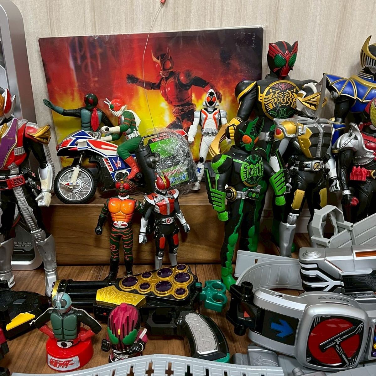  Kamen Rider преображение ремень Driver фигурка много . суммировать комплект 140 размер ×2 выход o-z призрак Zero One geo u Saber 