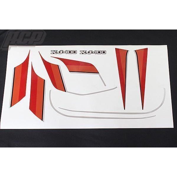 ＸＪ４００ 純正タイプ ラインステッカー セット 黒ベース　新品 xj400_画像1
