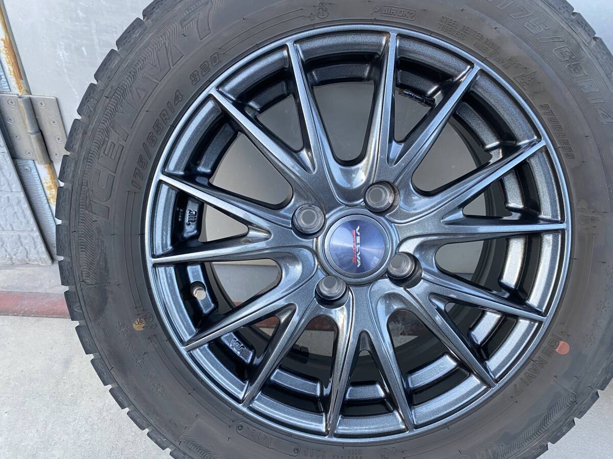 VELVA SPORT アルミホイール 5.5J PCD100 +38 GOOD YEAR アイスナビ 2024年 2510-3347_画像2