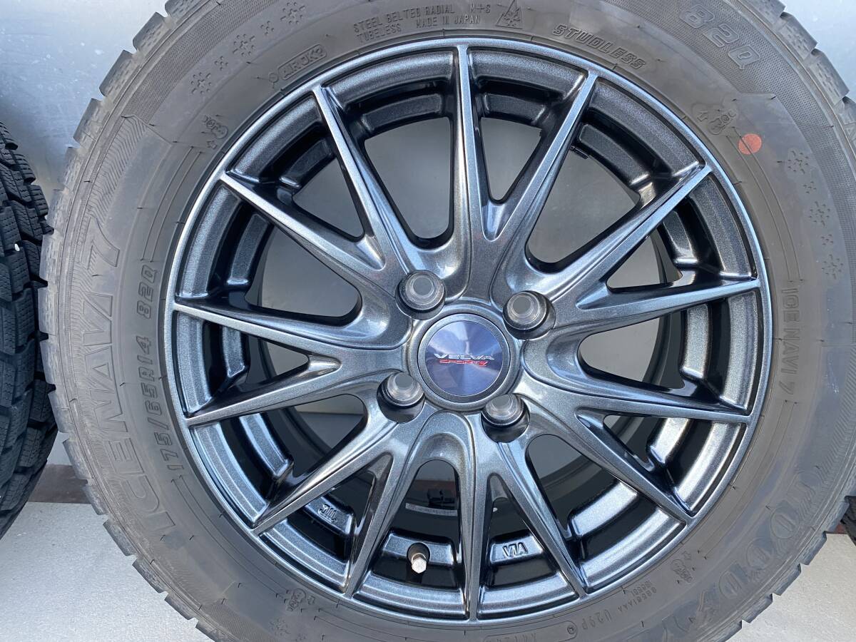 VELVA SPORT アルミホイール 5.5J PCD100 +38 GOOD YEAR アイスナビ 2024年 2510-3347_画像3