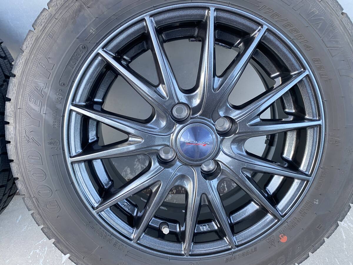 VELVA SPORT アルミホイール 5.5J PCD100 +38 GOOD YEAR アイスナビ 2024年 2510-3347_画像5