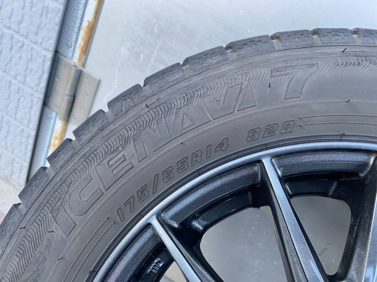 VELVA SPORT アルミホイール 5.5J PCD100 +38 GOOD YEAR アイスナビ 2024年 2510-3347_画像6