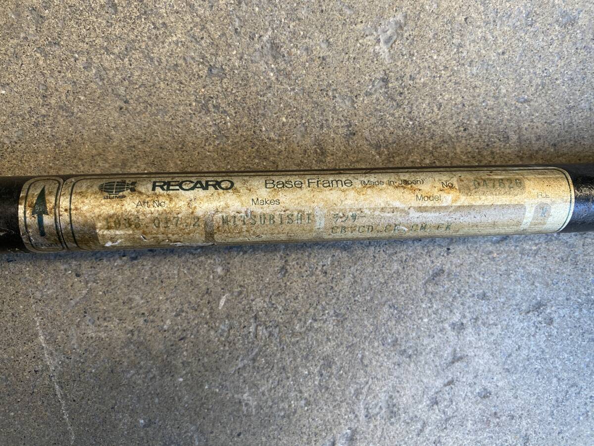 RECARO　レカロ　ランサーエボリューション3　ランエボ3　シートレール　CB CD CE CM CK　2511-3373_画像4
