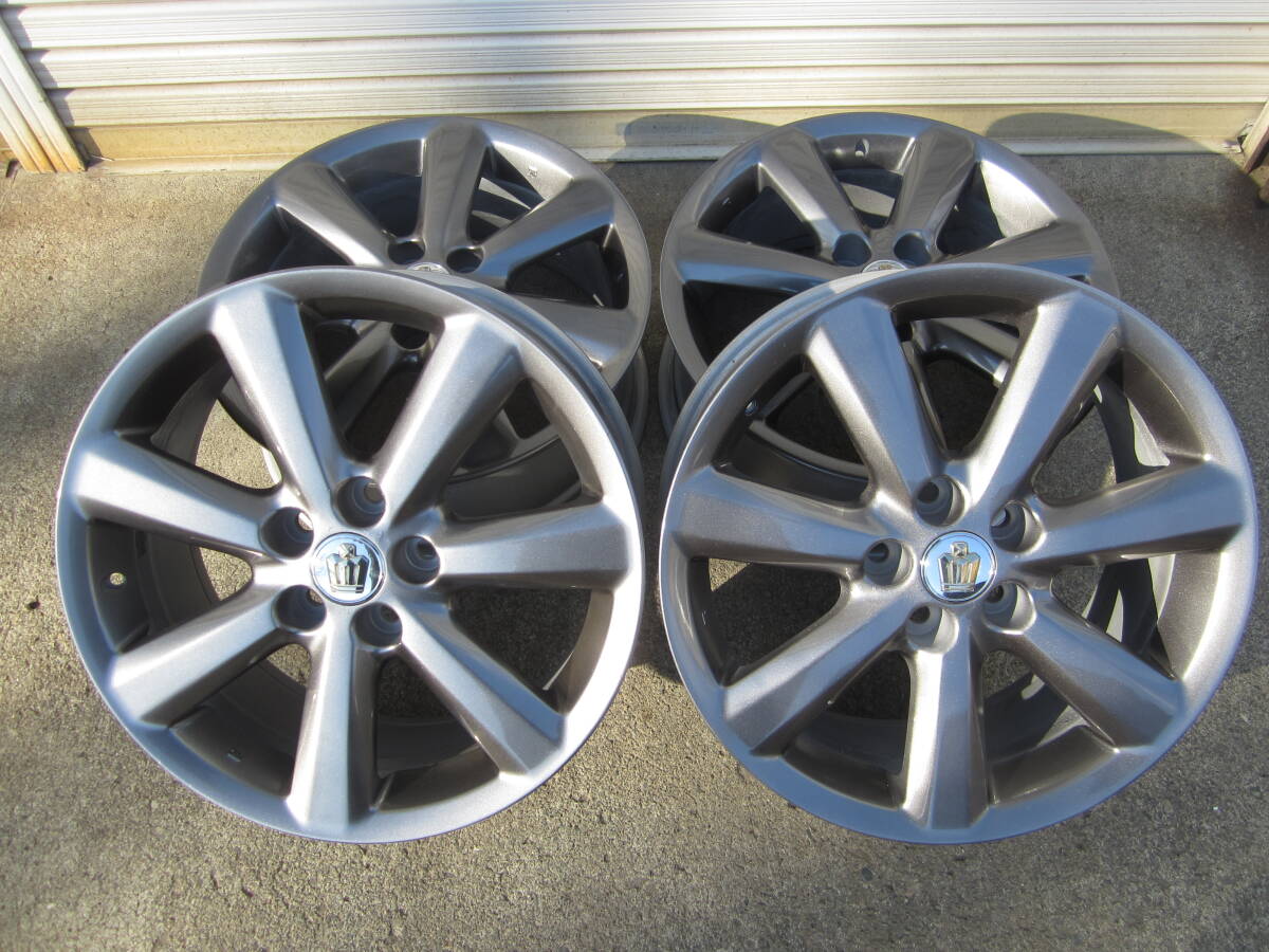 クラウン純正 8JX18 +50 5H PCD114.3 再塗装品・中古4本セットです_画像1
