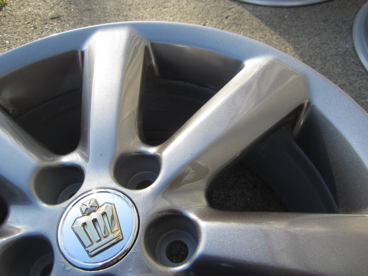 クラウン純正 8JX18 +50 5H PCD114.3 再塗装品・中古4本セットです_画像5