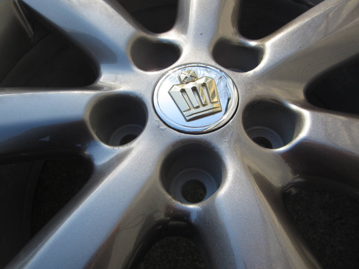 クラウン純正 8JX18 +50 5H PCD114.3 再塗装品・中古4本セットです_画像6