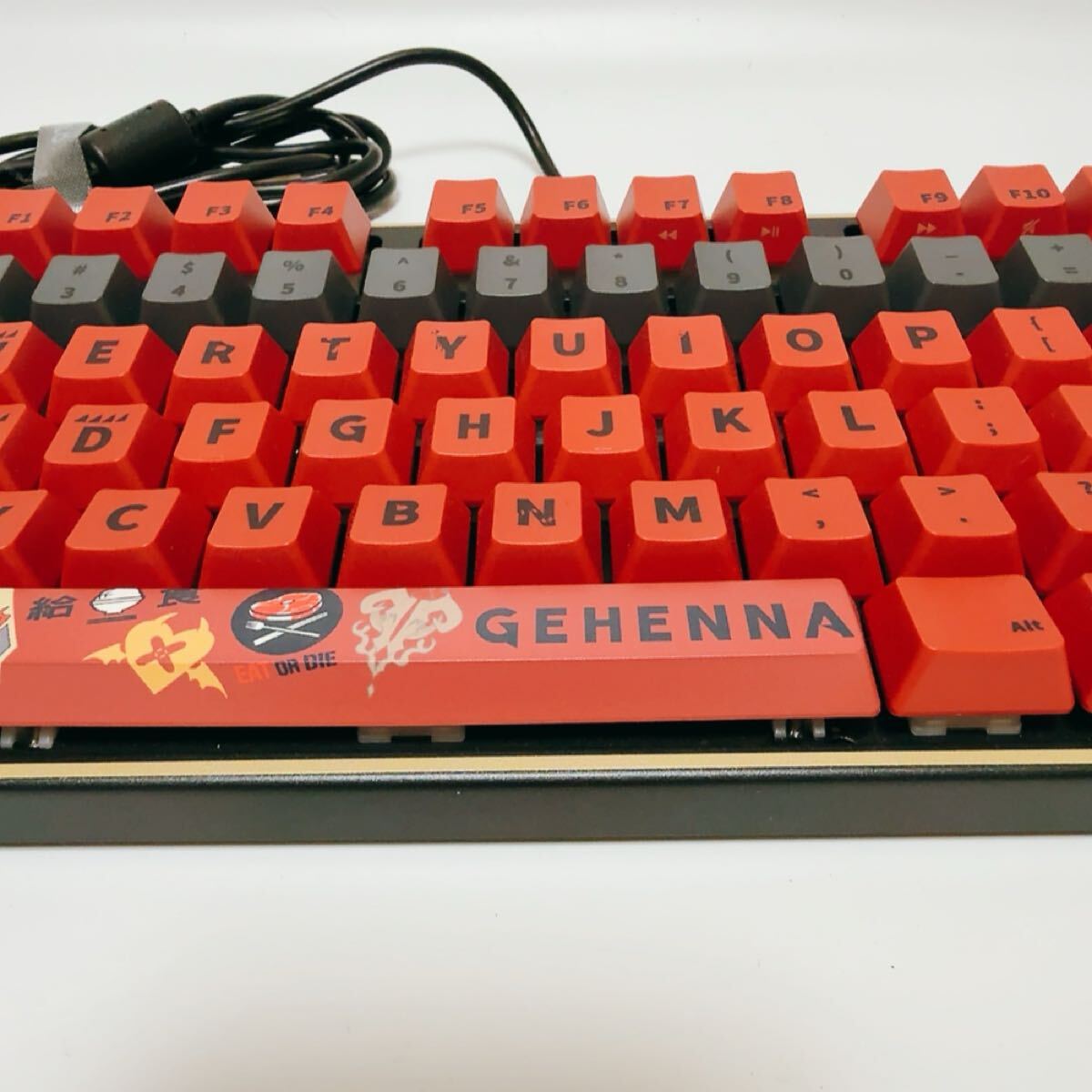 ふもコレxブルーアーカイブ　ゲヘナ学園　キーボード　桜軸　日本語配列_画像4