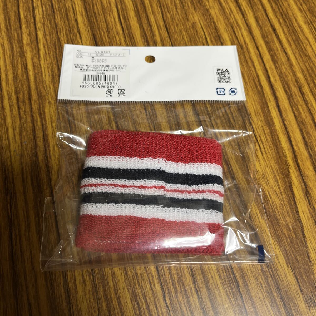 FILA リストバンド　赤_画像2
