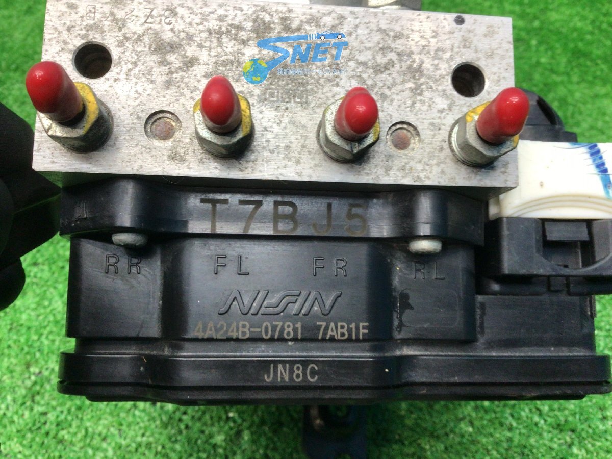 ヴェゼル ハイブリッドX RU3 ABSアクチュエーター 57110-T7B-J53 T7BJ5 4A24B-0781 7AB1F 動作未テスト_画像4