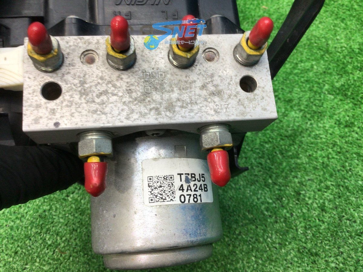 ヴェゼル ハイブリッドX RU3 ABSアクチュエーター 57110-T7B-J53 T7BJ5 4A24B-0781 7AB1F 動作未テスト_画像5