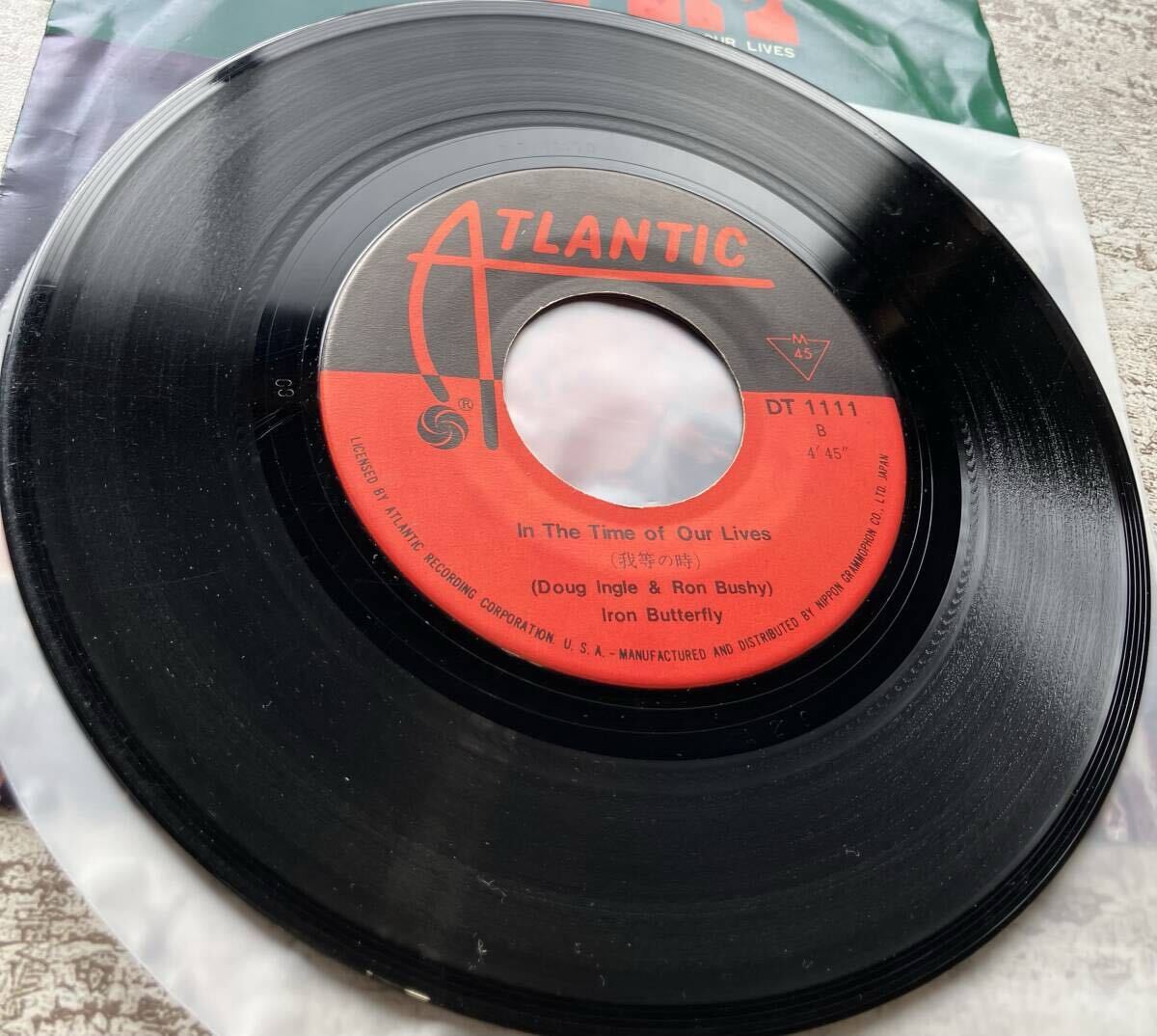 希少 ペラEP アイアン・バタフライ IRON BUTTERFLY ガダ・ダ・ヴィダ IN A GADDA DA VIDA DT-1111_画像6