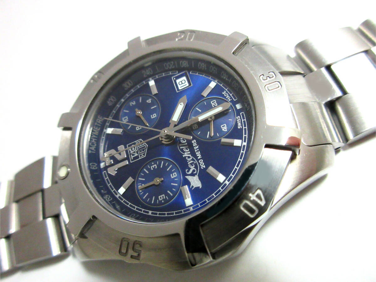 タグホイヤー 限定3000本 エクスクルーシブ クロノ CN111D セイシェル 箱付_画像3