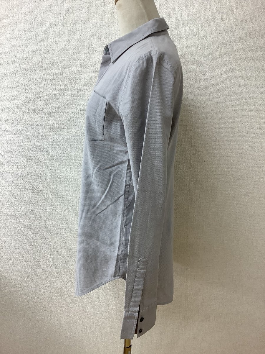 セオリー (Theory) グレー コットンシャツ サイズS_画像3
