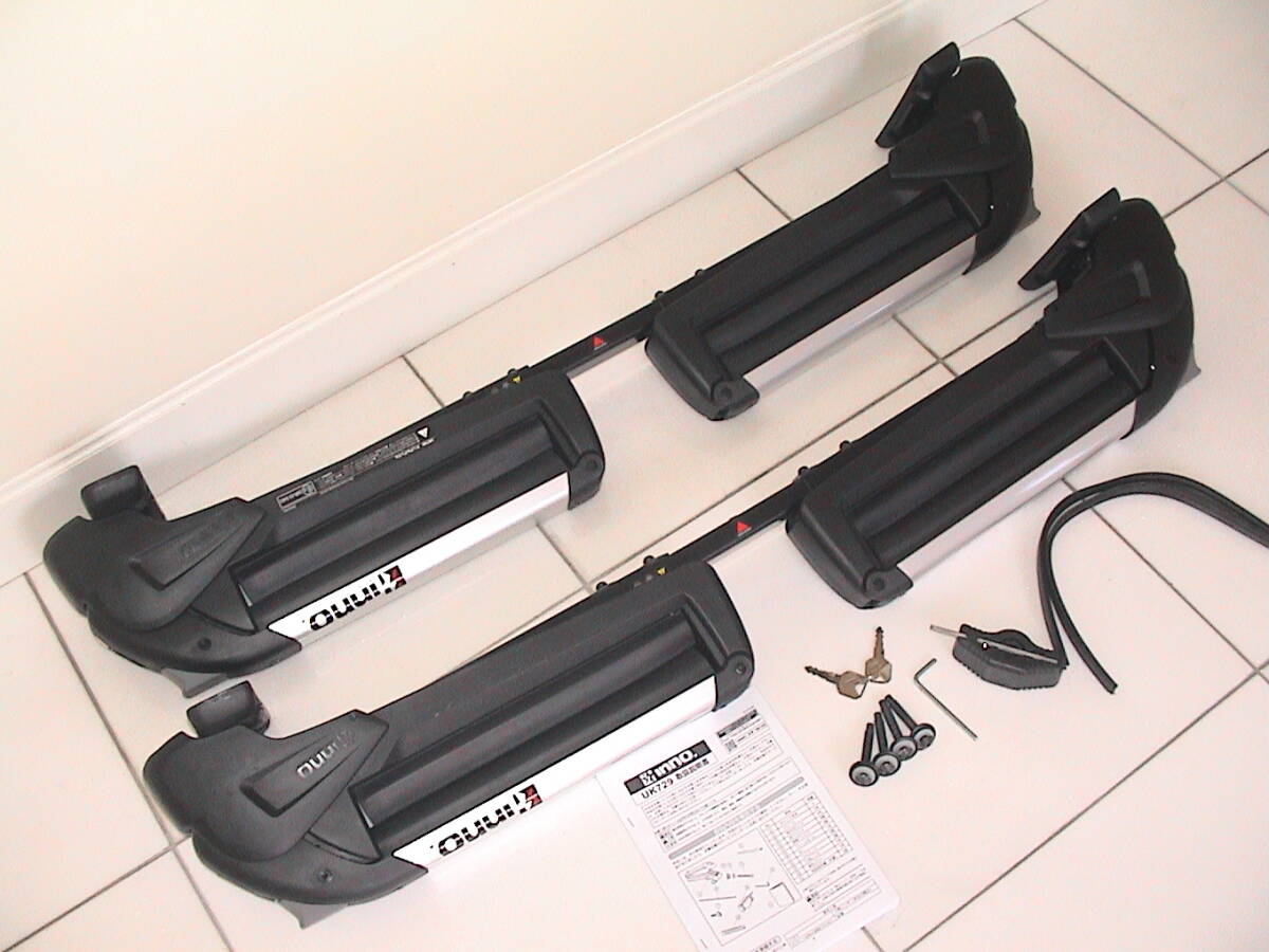 334[ хорошая вещь ]INNO* двойной угол UK729* наклонный в машине / с ключом /USED