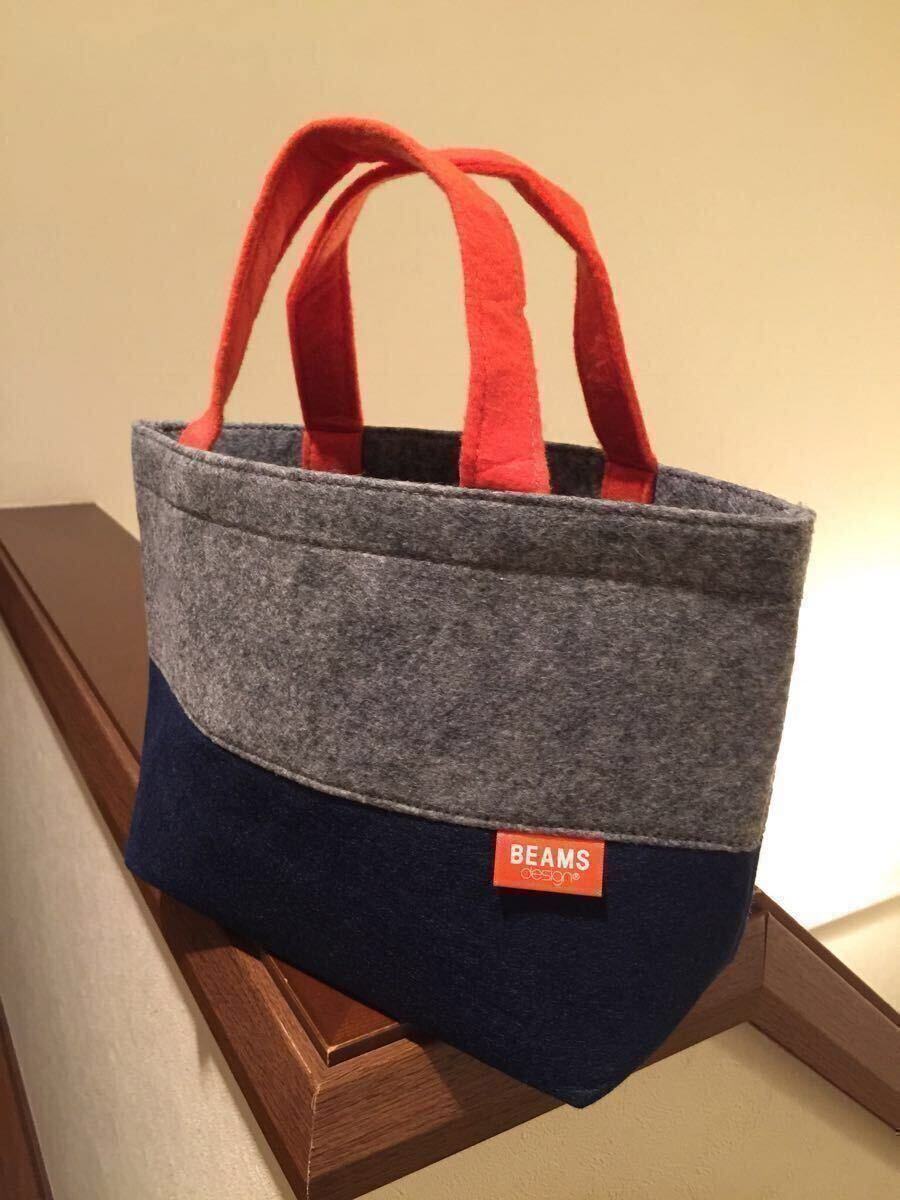 ★新品未使用品★ BEAMS ビームス トートバッグ / バッグ ウォレット 財布 リュック 通勤通学 弁当鞄 ゴルフ カートバッグ ラウンドバッグ_画像4
