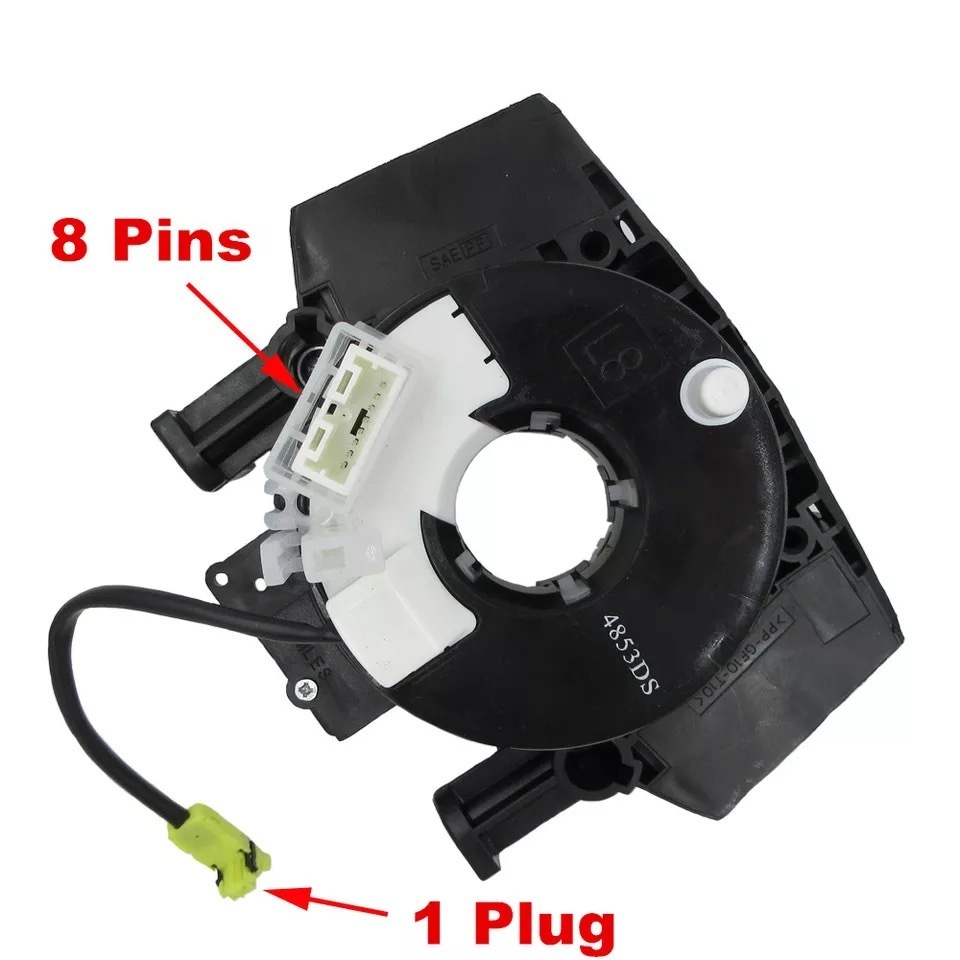 送料無料【新品・3ヶ月保証】日産用スパイラルケーブル【B5567-CM60A】マーチ K12/AK12/BNK12/YK12/AK12、バネット M20NV200 _画像4