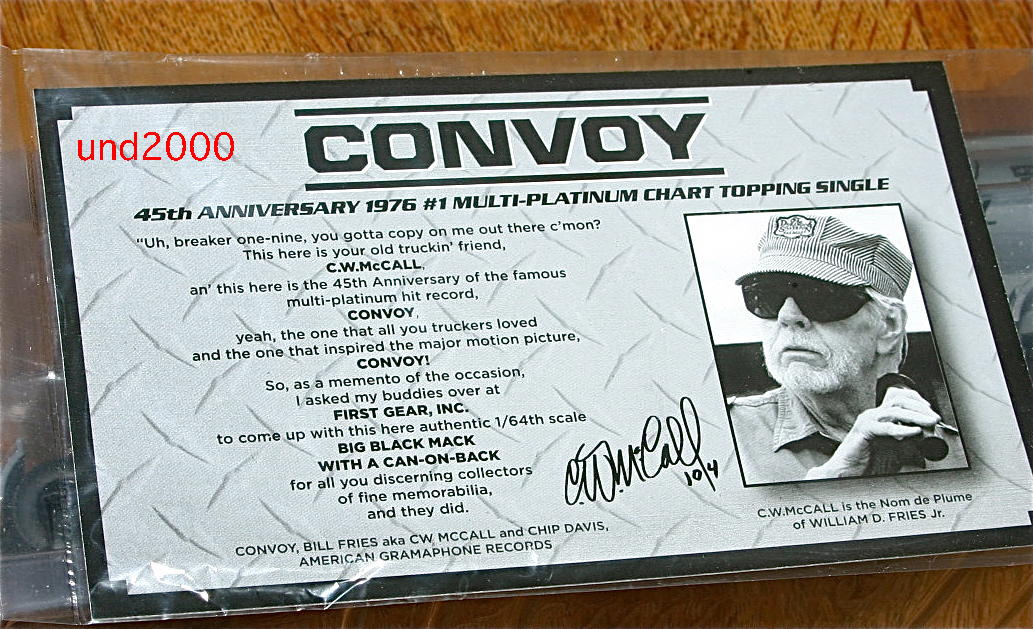 First Gearコンボイ 1/64 Mack R Tankerマック タンカー ラバーダックConvoy Rubber DuckサムペキンパーDie Cast Promotionsファーストギア_画像6