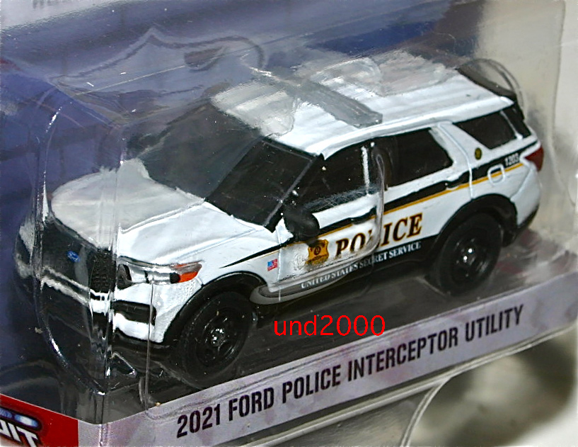 Greenlight 1/64 2021 Ford Police Interceptor Utility シークレットサービス ポリスカー フォード インターセプター グリーンライト_画像3