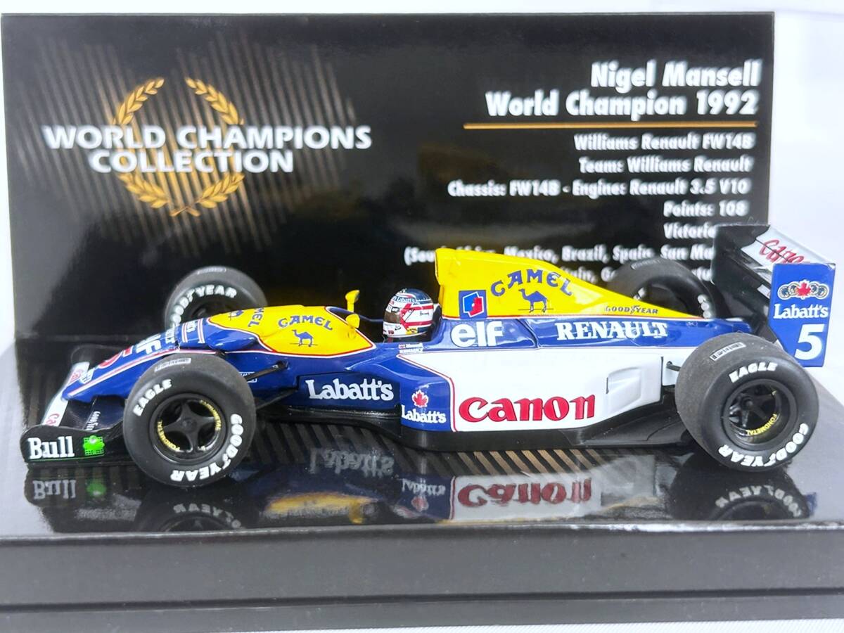 1/43 ウイリアムズ ルノー FW14B N.マンセル キャメル仕様_画像1