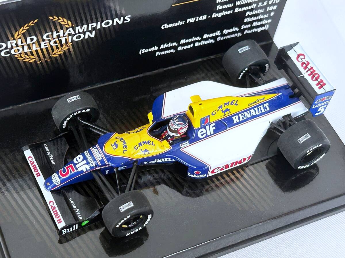 1/43 ウイリアムズ ルノー FW14B N.マンセル キャメル仕様_画像2
