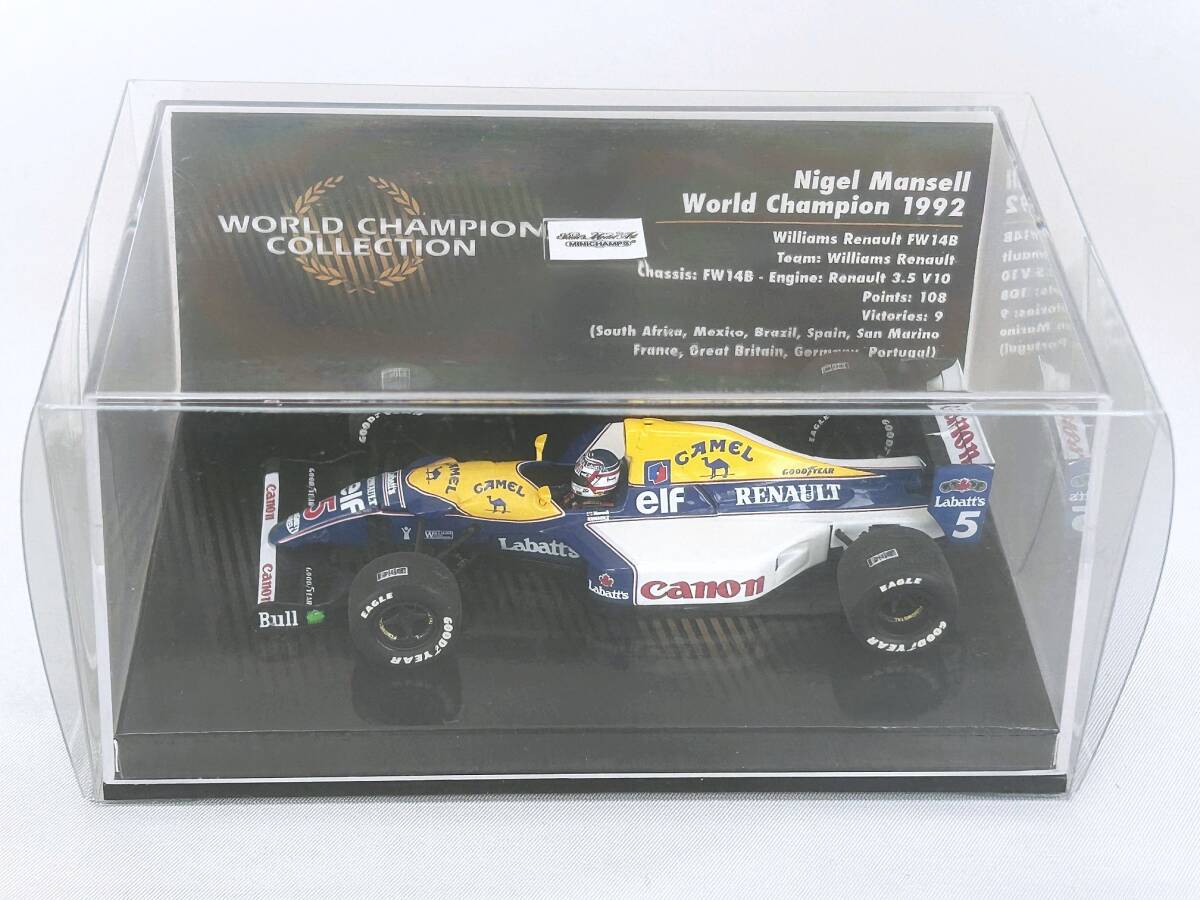 1/43 ウイリアムズ ルノー FW14B N.マンセル キャメル仕様_画像5