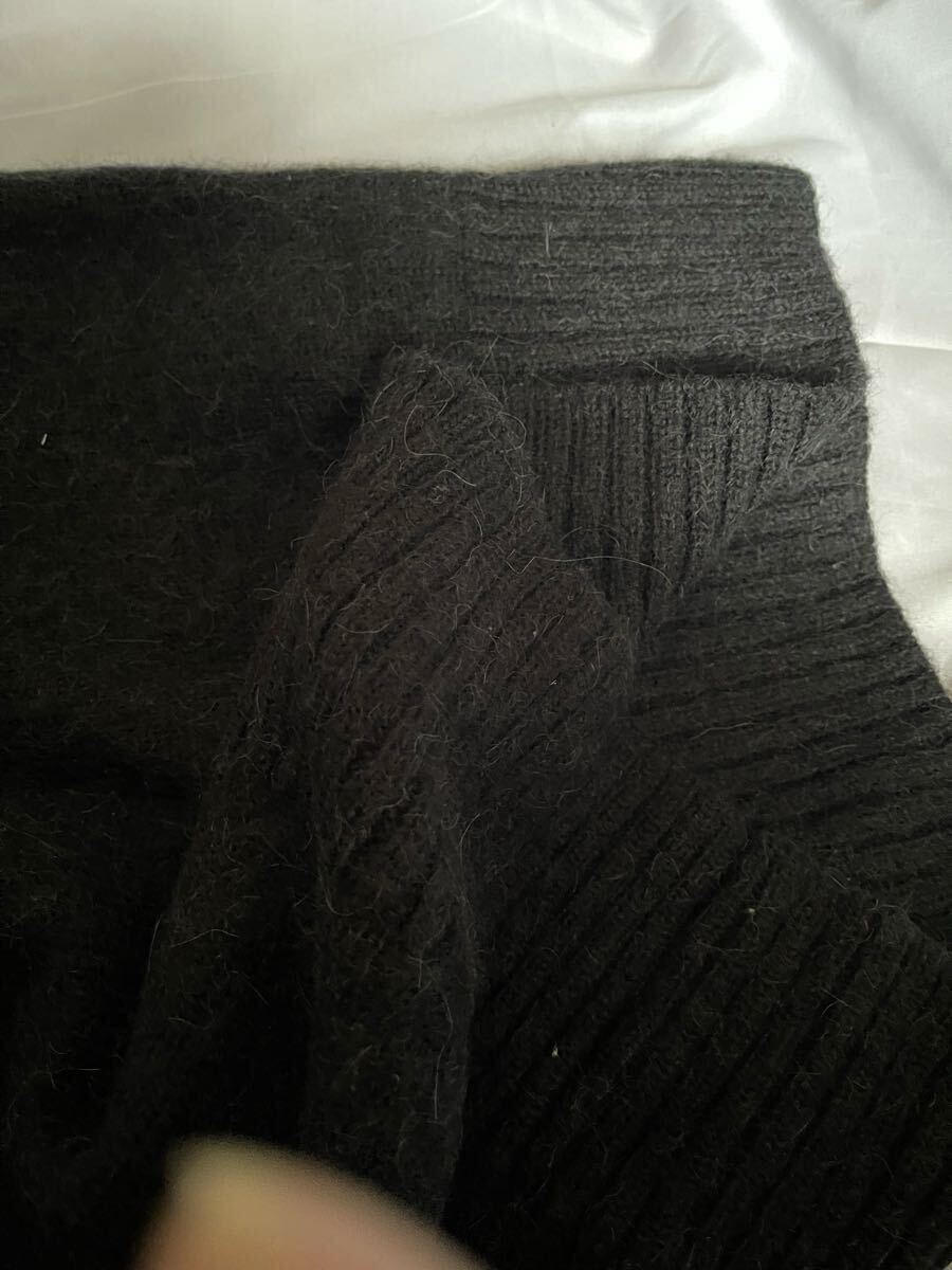 美品 アルパカ ブレンド タートルネック ニット ワンピースMHL. ブーツも好相性◎ エムエイチエル _画像5