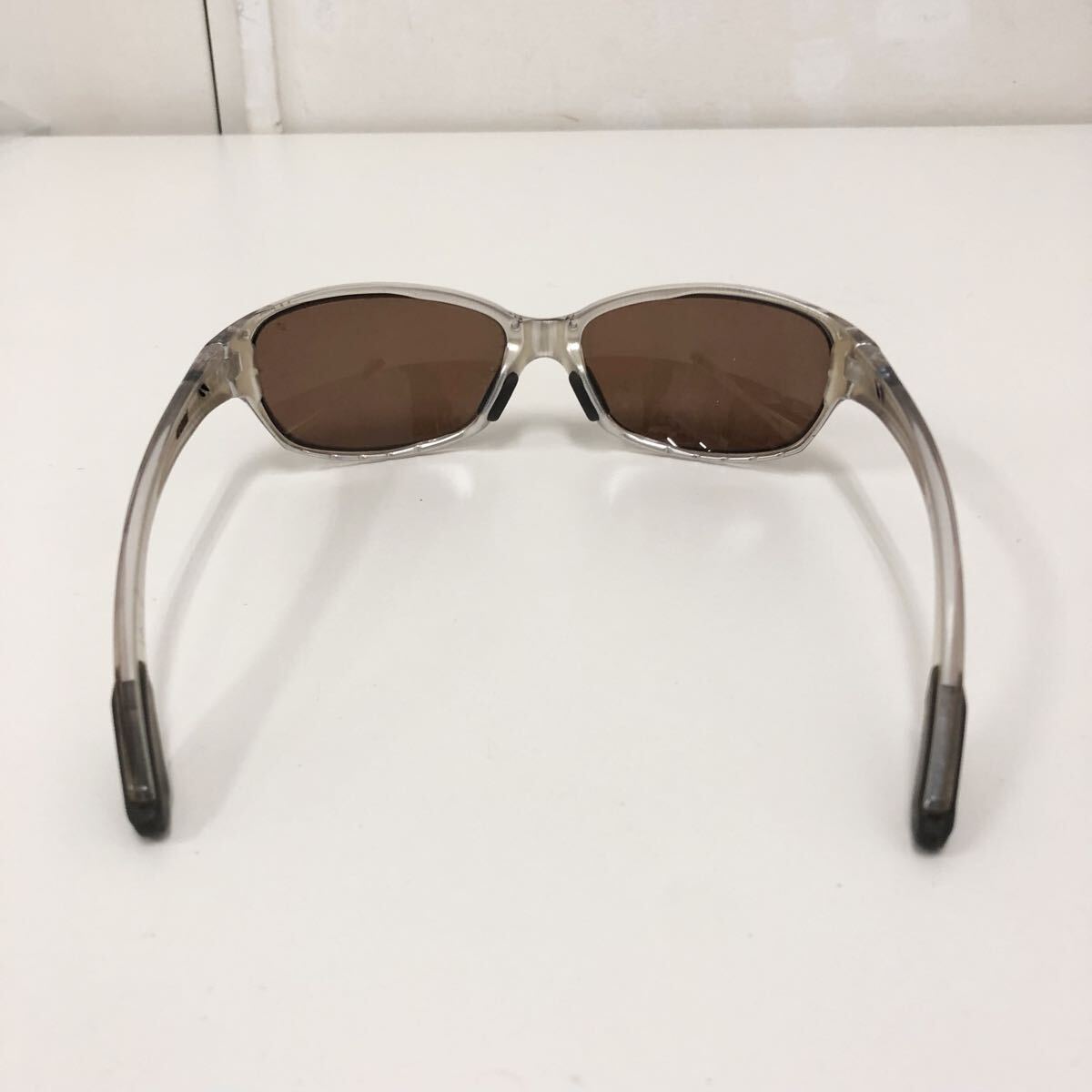 ZEAL ジール スクエア サングラス シルバー ブラウンレンズ アイウェア メガネ 眼鏡 ヴィンテージ メンズ スポーツサングラス_画像5