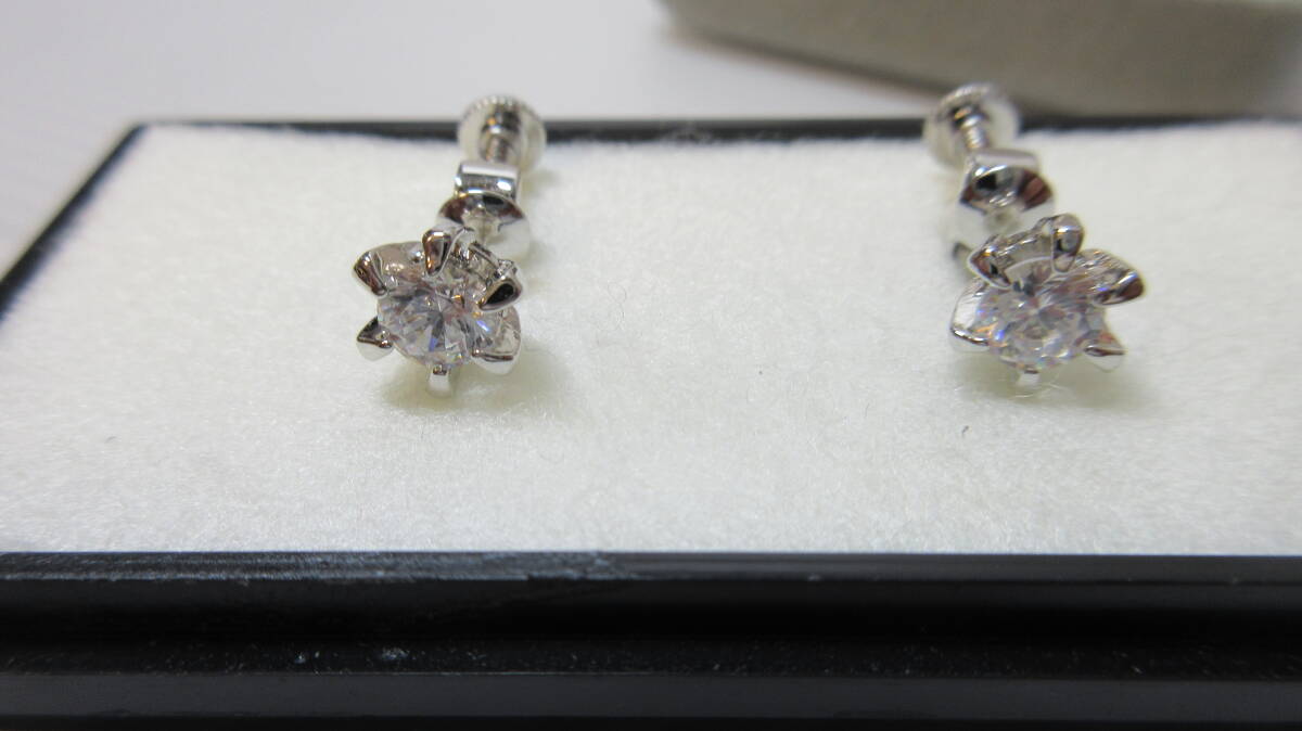 ジュエリー パール調リング×2個・キュービックジルコニア　イヤリング 三点まとめて_画像7