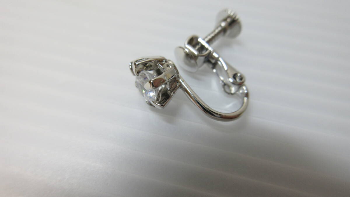 ジュエリー パール調リング×2個・キュービックジルコニア　イヤリング 三点まとめて_画像8