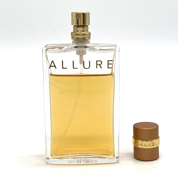 [13583Z] б/у текущее состояние * товары долгосрочного хранения CHANEL ALLURE Chanel Allure 50mlo-do Pal fam спрей модель осталось количество 7 сломан takkyubin (доставка на дом) compact 