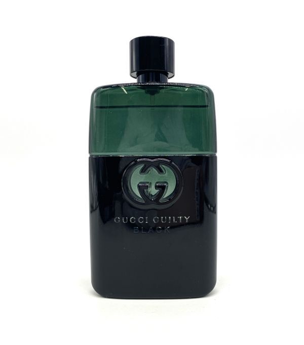 [11502Z] б/у текущее состояние * товары долгосрочного хранения Gucci Guilty black pool Homme o-doto трещина 90ml осталось количество примерно 9 сломан аромат Yamato 60 размер 