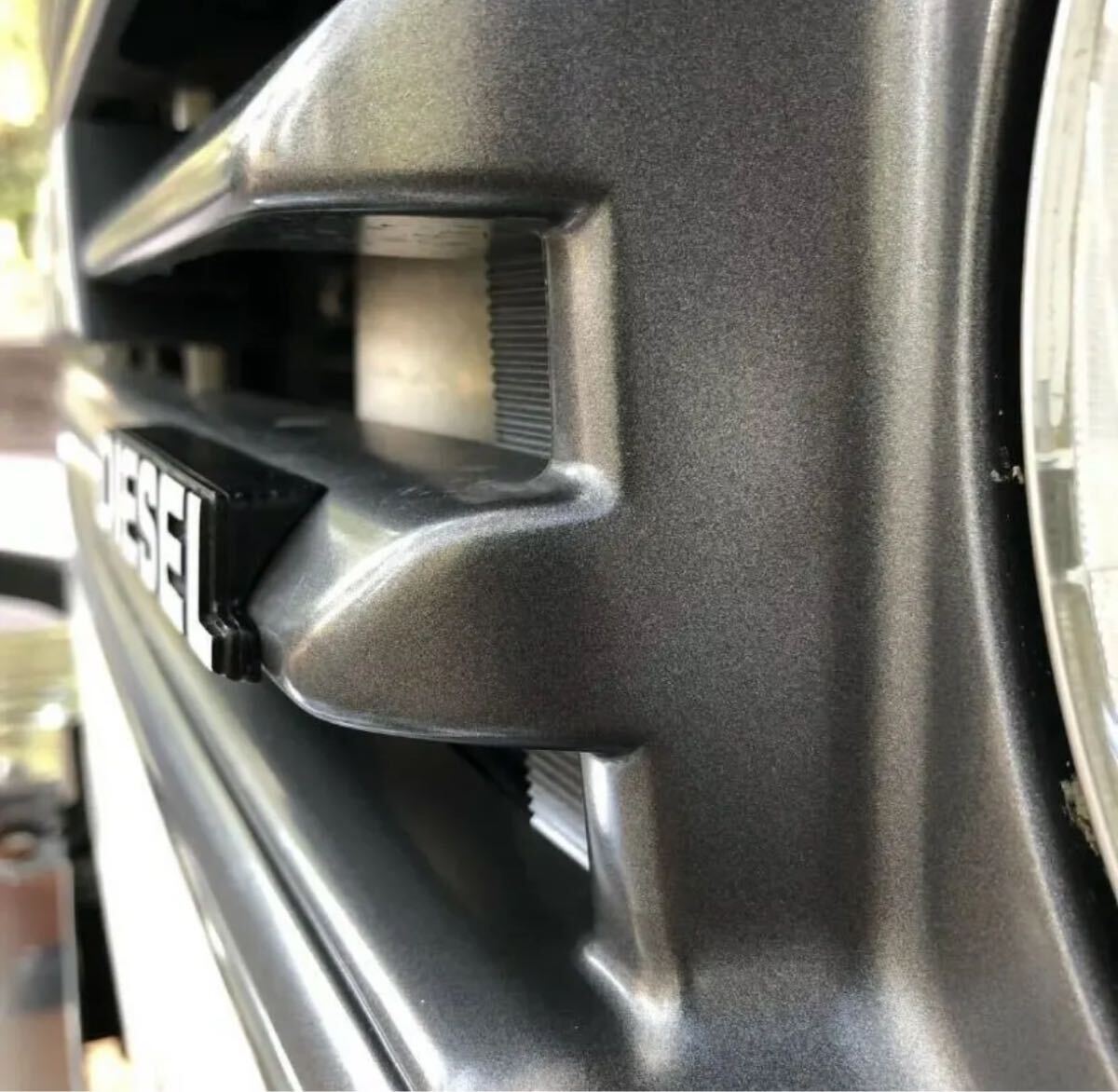 ランドクルーザー70 ランクル70 前期 後期 グリル エンブレム ディーゼル diesel HZJ HDJ PZJ BJ 70 76 トヨタ 純正 デカール 78 カバー_画像3