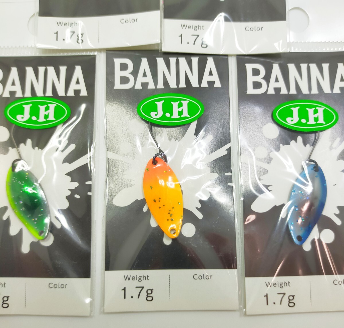 城峰オリカラ★ ニュードロワー バンナ 1.7g 5枚セット 新品 ★ New Drawer BANNA 1.7g ZYOUHOU ORIGINAL COLOR_画像3