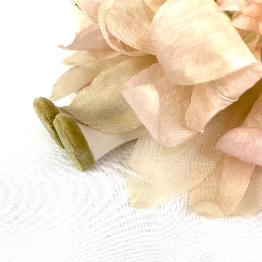 【中古】 若月まり子　ビスクドール　妖精 2体 （水色 ピンク）_画像5