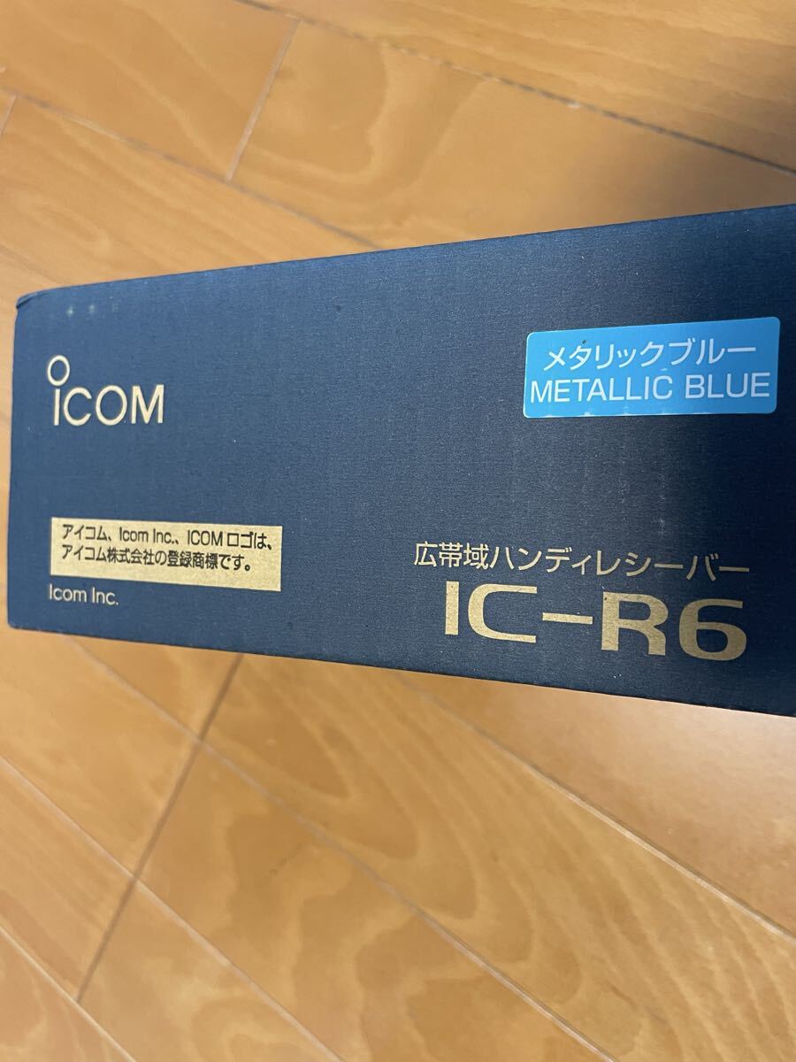  Icom icom широкий obi район портативный ресивер IC-R6 широкий obi район приемник металлик голубой гарантия осталось 10. месяц иметь мягкий чехол есть как новый 