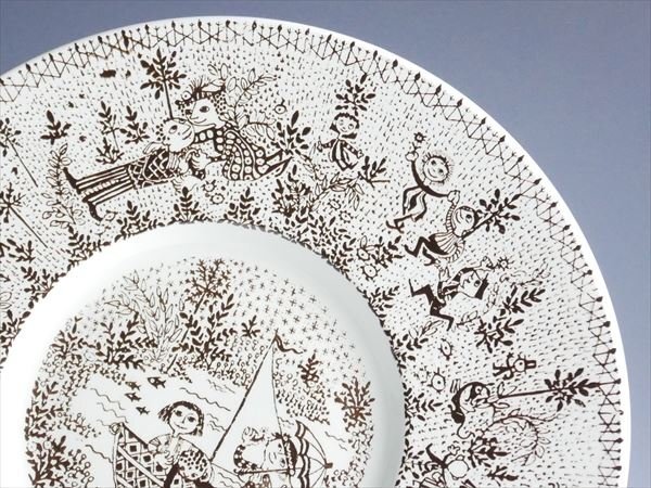 ニモール NYMOLLE デンマーク ビョルンヴィンブラッド プレート 飾皿 大皿 26cm k352_画像3