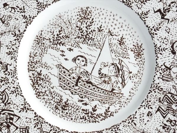 ニモール NYMOLLE デンマーク ビョルンヴィンブラッド プレート 飾皿 大皿 26cm k352_画像2