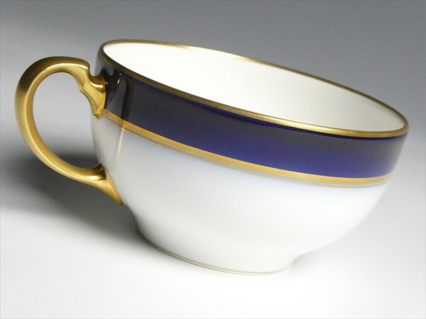  Old Ookura Touen битва передний предмет кобальт золотая краска ② cup & блюдце 6 покупатель n70