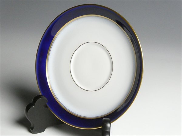  Old Ookura Touen битва передний предмет кобальт золотая краска ② cup & блюдце 6 покупатель n70