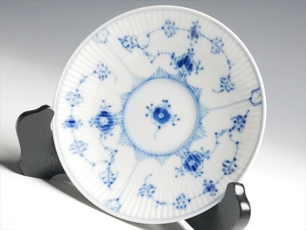 ロイヤルコペンハーゲン ブルーフルーテッド カップ＆ソーサー k434_画像7