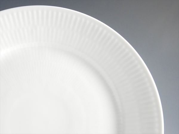 ロイヤルコペンハーゲン ホワイトフルーテッド プレート 22cm 5枚 k411_画像2