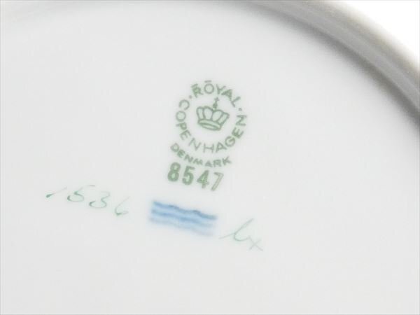 ロイヤルコペンハーゲン ピンクライン ディープ プレート 21cm 6枚 k385_画像3