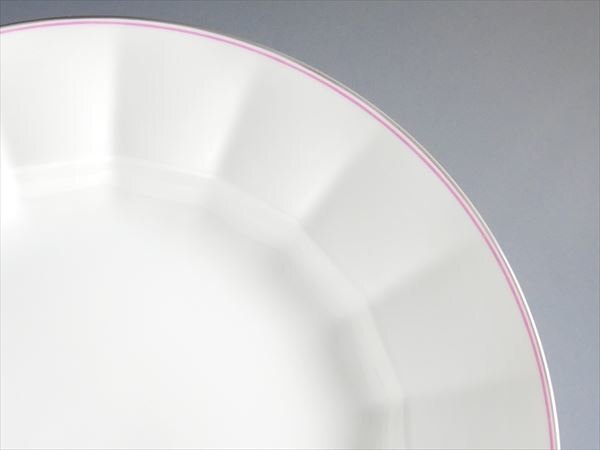 ロイヤルコペンハーゲン ピンクライン プレート 大皿 25cm 6枚 k386_画像2
