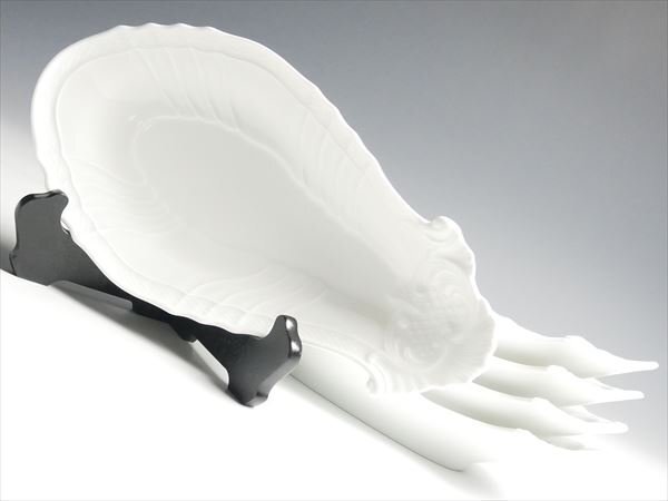 リチャードジノリ ベッキオホワイト ピクルス トレー プレート 25.5cm 5枚 k402_画像1