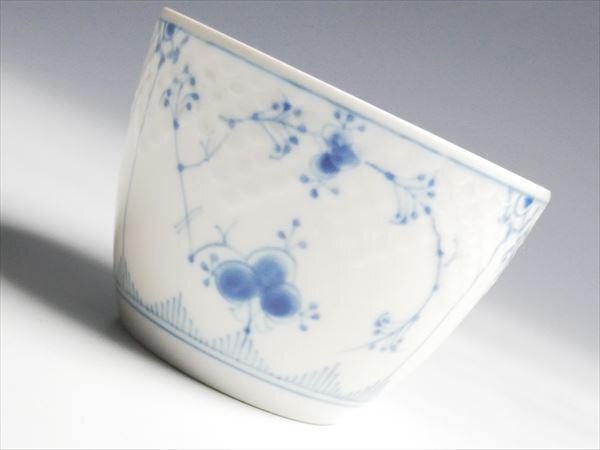 ビングオーグレンダール ブルーフルーテッド ペア カップ&ソーサー 2客 k355_画像3