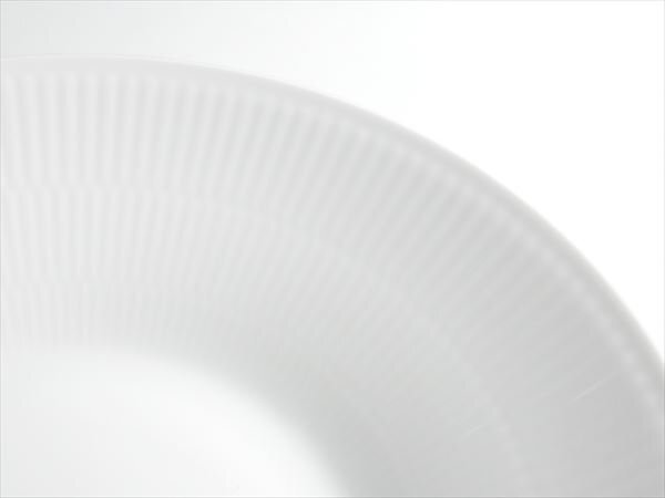 ロイヤルコペンハーゲン ホワイトフルーテッド ディープ プレート 24cm 5枚 k410_画像2