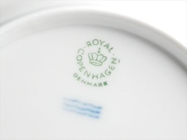 ロイヤルコペンハーゲン ホワイトフルーテッド ハーフレース プレート 6枚 k412_画像3