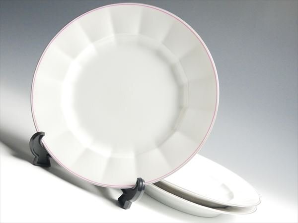 ロイヤルコペンハーゲン ピンクライン プレート 22cm 3枚 k387_画像1