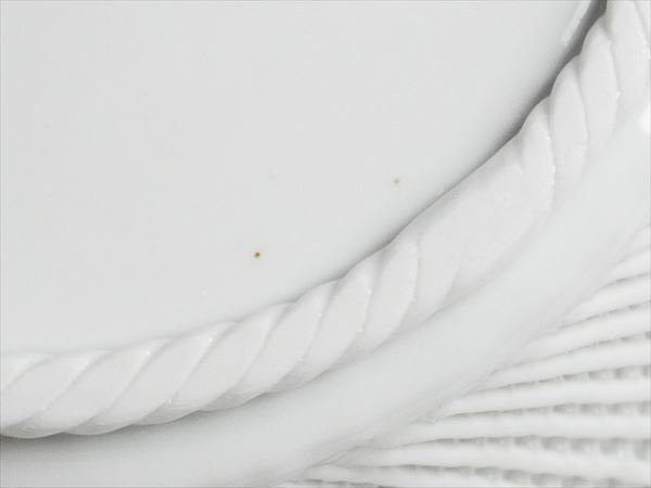 モガ MOGA ルーマニア製 ハンドメイド 金彩 バラ絵 バスケット ボウル 20cm K599_画像8